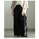 さっと穿いて洒落るサイドラインフロントタックパンツ レディース ボトムス | Sawa a la mode | 詳細画像8