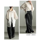 さっと穿いて洒落るサイドラインフロントタックパンツ レディース ボトムス | Sawa a la mode | 詳細画像10