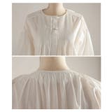 ナチュラルに纏うインド綿ピンタックブラウス レディース トップス | Sawa a la mode | 詳細画像19 