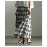 揺れ感まで絵になるワッシャープリーツチェックスカート レディース ボトムス | Sawa a la mode | 詳細画像16 