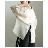 透け感で魅せるバックスリットシアービッグシャツ レディース トップス | Sawa a la mode | 詳細画像4 