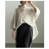 透け感で魅せるバックスリットシアービッグシャツ レディース トップス | Sawa a la mode | 詳細画像8 