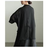 透け感で魅せるバックスリットシアービッグシャツ レディース トップス | Sawa a la mode | 詳細画像14 