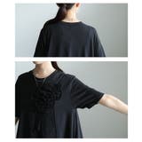 華やかに決まるフラワーアクセントTシャツ レディース トップス | Sawa a la mode | 詳細画像5 