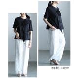 華やかに決まるフラワーアクセントTシャツ レディース トップス | Sawa a la mode | 詳細画像10 
