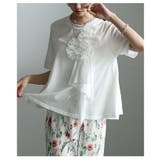 華やかに決まるフラワーアクセントTシャツ レディース トップス | Sawa a la mode | 詳細画像12 