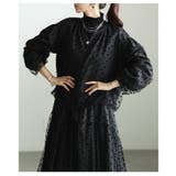 華やかさを軽やかに纏うドットチュールライトブルゾン レディース アウター | Sawa a la mode | 詳細画像18 