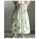 気分を上げるペチコート付きぼかしタッチ花柄フレアスカート レディース ファッショ… | Sawa a la mode | 詳細画像11 