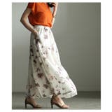 気分を上げるペチコート付きぼかしタッチ花柄フレアスカート レディース ファッショ… | Sawa a la mode | 詳細画像17 