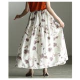 気分を上げるペチコート付きぼかしタッチ花柄フレアスカート レディース ファッショ… | Sawa a la mode | 詳細画像20 