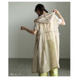重ねて垢抜けるローン×メッシュフーディーロングジレ レディース ファッション | Sawa a la mode | 詳細画像2 