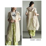 重ねて垢抜けるローン×メッシュフーディーロングジレ レディース ファッション | Sawa a la mode | 詳細画像9 