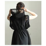 重ねて垢抜けるローン×メッシュフーディーロングジレ レディース ファッション | Sawa a la mode | 詳細画像16 