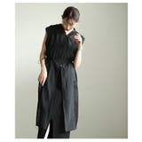 重ねて垢抜けるローン×メッシュフーディーロングジレ レディース ファッション | Sawa a la mode | 詳細画像18 
