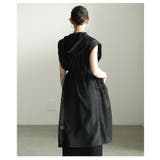 重ねて垢抜けるローン×メッシュフーディーロングジレ レディース ファッション | Sawa a la mode | 詳細画像21 