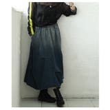 個性を刺激するグラデーションデニムタックスカート レディース ファッション | Sawa a la mode | 詳細画像15 