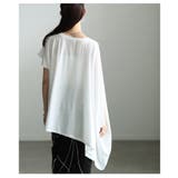 静かな存在感宿るアシンメトリーチュニックカットソー レディース ファッション | Sawa a la mode | 詳細画像14