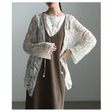 素朴な甘さを纏う草花レースシアートッパーカーディガン レディース ファッション | Sawa a la mode | 詳細画像4 