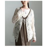 素朴な甘さを纏う草花レースシアートッパーカーディガン レディース ファッション | Sawa a la mode | 詳細画像14 