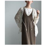 素朴な甘さを纏う草花レースシアートッパーカーディガン レディース ファッション | Sawa a la mode | 詳細画像21 