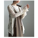 素朴な甘さを纏う草花レースシアートッパーカーディガン レディース ファッション | Sawa a la mode | 詳細画像22 