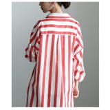 縦ラインで魅せるスキッパーネックストライプワンピース レディース ワンピース | Sawa a la mode | 詳細画像16