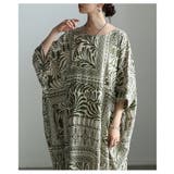 エスニックを纏うオルテガ柄ドルマンワンピース レディース ワンピース | Sawa a la mode | 詳細画像4