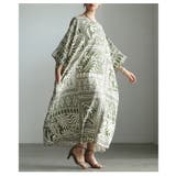 エスニックを纏うオルテガ柄ドルマンワンピース レディース ワンピース | Sawa a la mode | 詳細画像18