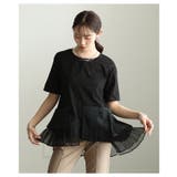 モードに華やぐ異素材ティアードプリーツカットソー レディース ファッション | Sawa a la mode | 詳細画像17