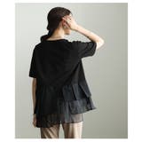 モードに華やぐ異素材ティアードプリーツカットソー レディース ファッション | Sawa a la mode | 詳細画像21