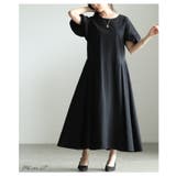 一枚で二通り楽しめるパフスリーブタックフレアワンピース レディース ファッション | Sawa a la mode | 詳細画像2 