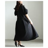 一枚で二通り楽しめるパフスリーブタックフレアワンピース レディース ファッション | Sawa a la mode | 詳細画像10 