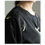 素朴な華やぎ纏う花柄刺繍ノーカラーシャツジャケット レディース ファッション | Sawa a la mode | 詳細画像16 