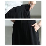 リネンライクな肌心地のバレルレッグワイドパンツ レディース ファッション | Sawa a la mode | 詳細画像5