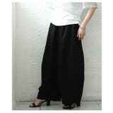 リネンライクな肌心地のバレルレッグワイドパンツ レディース ファッション | Sawa a la mode | 詳細画像12