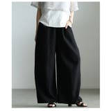 リネンライクな肌心地のバレルレッグワイドパンツ レディース ファッション | Sawa a la mode | 詳細画像21