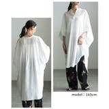 大人の余裕感じるオーバーサイズシャツチュニック レディース ファッション | Sawa a la mode | 詳細画像13