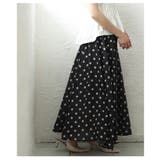 モノトーンで大人に馴染むドット柄フレアスカート レディース ファッション | Sawa a la mode | 詳細画像15 