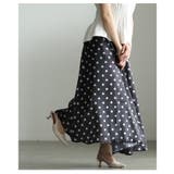 モノトーンで大人に馴染むドット柄フレアスカート レディース ファッション | Sawa a la mode | 詳細画像18 
