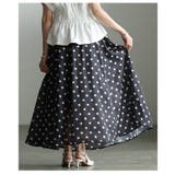 モノトーンで大人に馴染むドット柄フレアスカート レディース ファッション | Sawa a la mode | 詳細画像19 