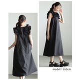 ときめく魅力が光るショルダーフリルAラインワンピース レディース ファッション | Sawa a la mode | 詳細画像8 