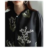幸運が訪れるスズラン刺繍ジップアップシアーブルゾン レディース ファッション | Sawa a la mode | 詳細画像13 