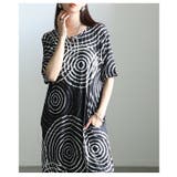視線をクギ付けにするランダム水玉カットソーワンピース レディース ファッション | Sawa a la mode | 詳細画像8 