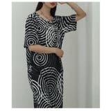 視線をクギ付けにするランダム水玉カットソーワンピース レディース ファッション | Sawa a la mode | 詳細画像13 