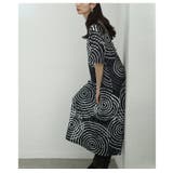 視線をクギ付けにするランダム水玉カットソーワンピース レディース ファッション | Sawa a la mode | 詳細画像14 