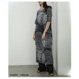 視線をクギ付けにするランダム水玉カットソーワンピース レディース ファッション | Sawa a la mode | 詳細画像15 