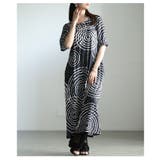 視線をクギ付けにするランダム水玉カットソーワンピース レディース ファッション | Sawa a la mode | 詳細画像18 