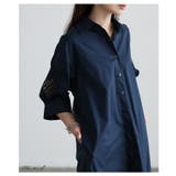 大人の肌見せ叶うレーススリーブコットンロングシャツ レディース ファッション | Sawa a la mode | 詳細画像2 