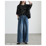 デイリーに頼れるリラックスワイドストレートデニム レディース ボトムス | Sawa a la mode | 詳細画像7 