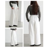 デイリーに頼れるリラックスワイドストレートデニム レディース ボトムス | Sawa a la mode | 詳細画像17 